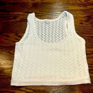 Z supply crochet crop tank